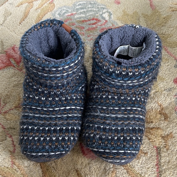 Fat Face Shoes - FatFace Matthew Knit Slipper Boots – Size 40–41 – Gray – EUC